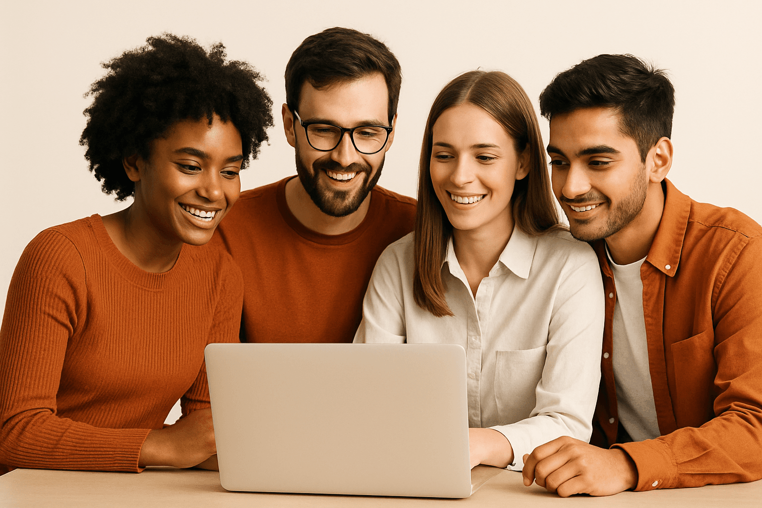 Students learning together