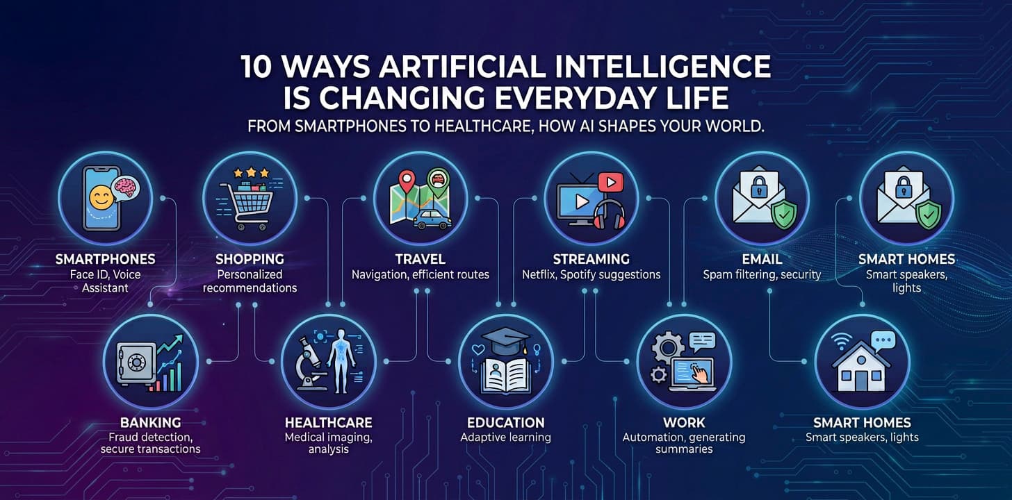 Beyond the Hype: 10 Ways Artificial Intelligence Is Quietly Shaping Your Daily Life
